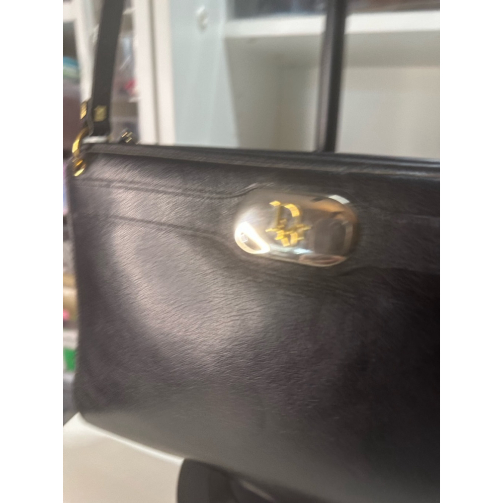Women's Dior Black Leather Shoulder Bag - Picture 3 of 13
